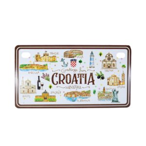 Magnet metalni Croatia - Aquarel