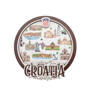 Magnet okrugli 3D - Aquarel