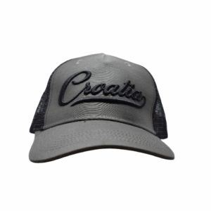 Kapa"Croatia" – sivo-crni