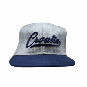 Kapa "Croatia" – sivi s plavim šiltom
