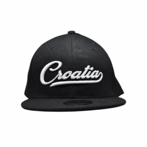 Kapa "Croatia" – crni s bijelim natpisom