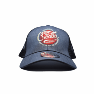 Kapa "Croatia Since 925" – jeans s mrežicom